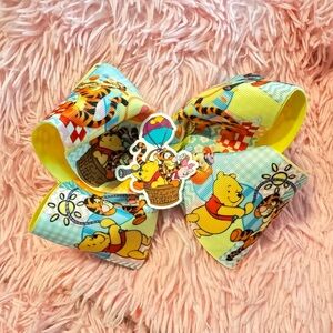 Colorful Winnie the Pooh Hair Bow